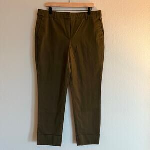Brooks Brothers Men’s Cotton Chino Pants, Dark Green Size 14x30